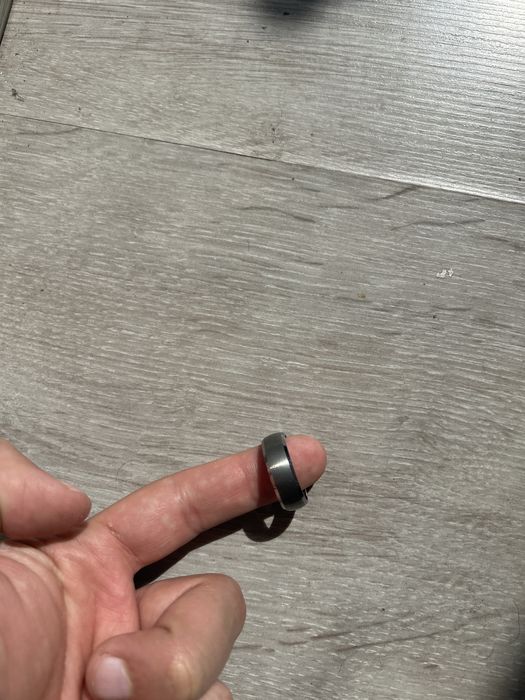 Inel tungsten gri