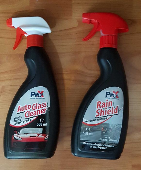 Solutii parbriz auto ProX RainShield & AutoGlassCleaner (Noi)