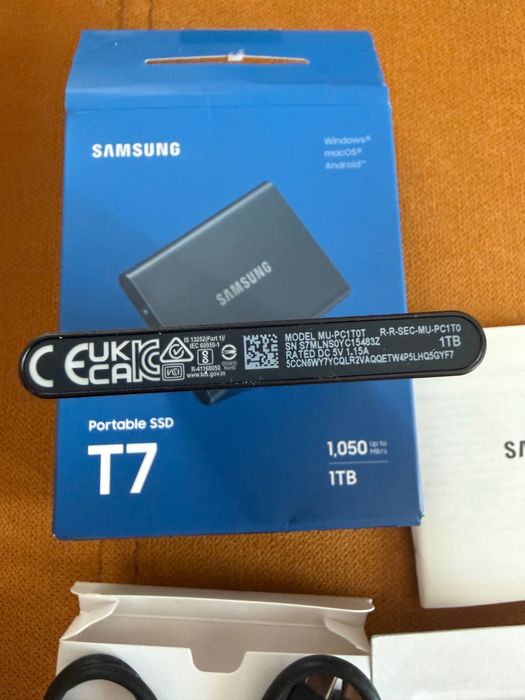 Samsung Portable SSD T7 1TB