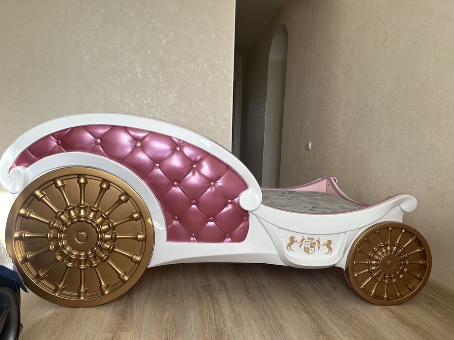 Кровать карета Рапунцель fituka kids