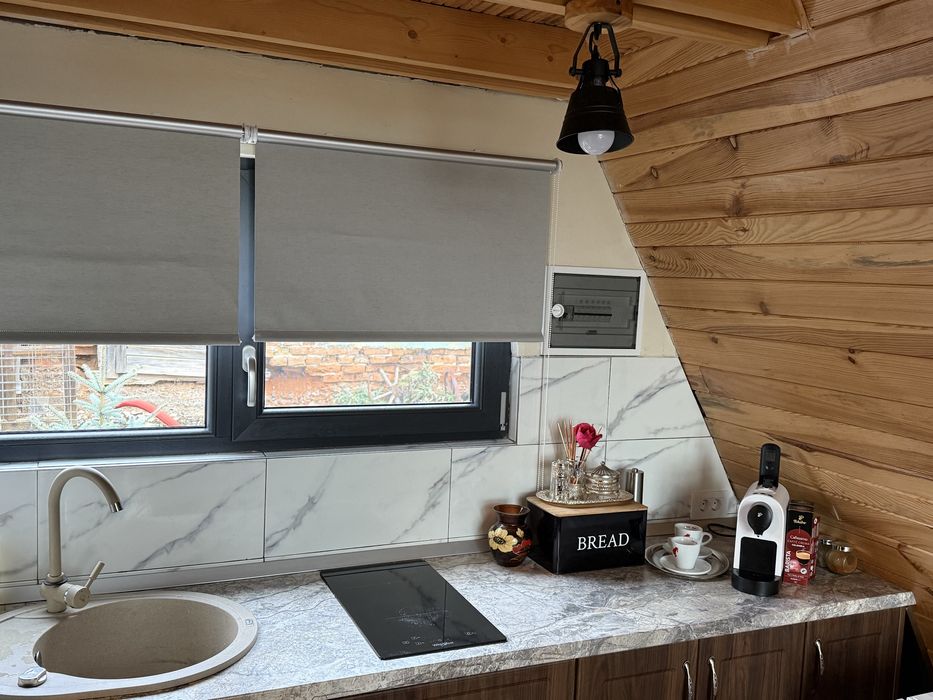 Cabană A frame cu ciubar de închiriat