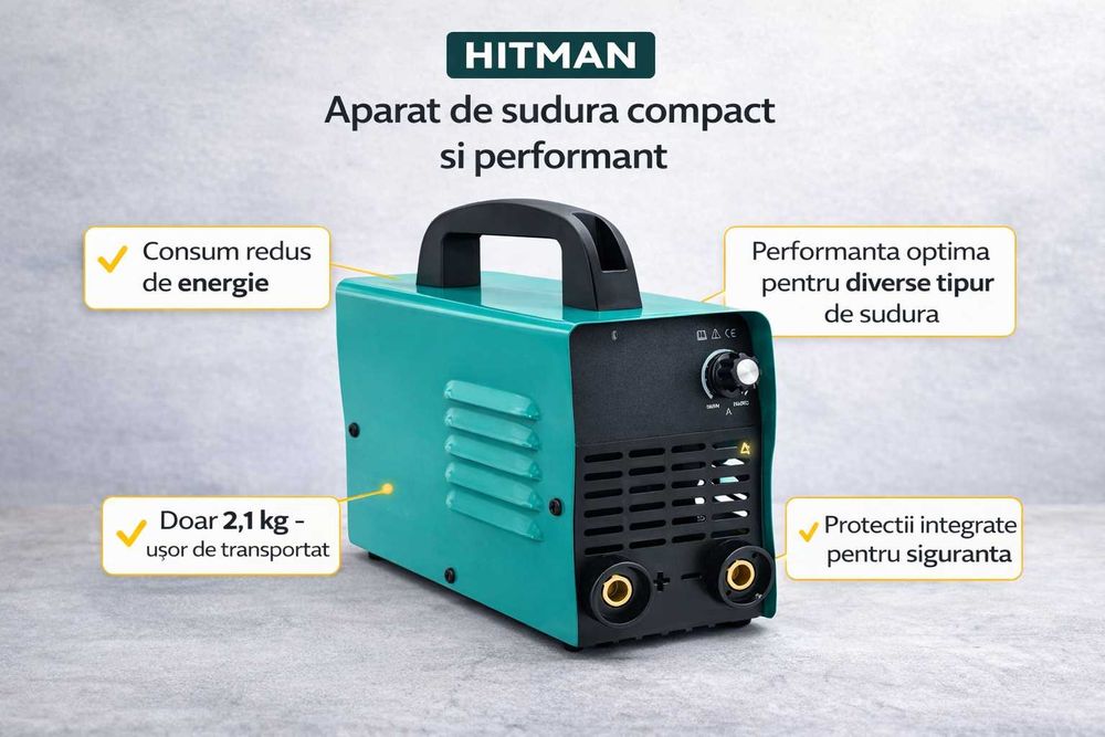 Aparat sudura inverter HITMAN 295A IGBT profesional