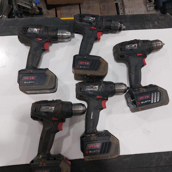 Безчетков акумулаторен винтоверт Вюрт  Wurth ABS 18 COMPACT BASIC