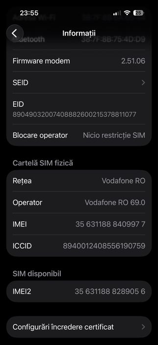 Iphone 16 pro garantie 43 cicluri vand sau schimb