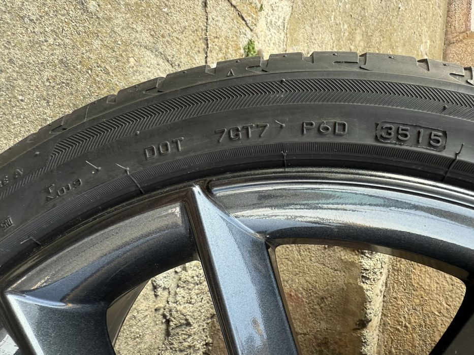 Jante Skoda Octavia Vrs/Rs Black OEM model gemini 7,5x18et51 cu cauc