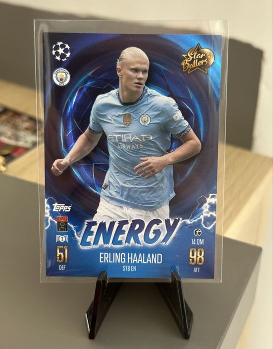 Cartonas Haaland Energy Topps Match Attax 2024/2025 STB EN