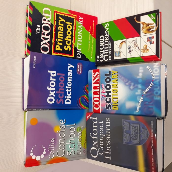 Детски англо-английски речници и атласи