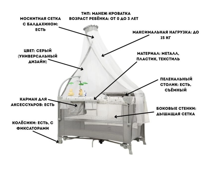 Манеж детский 15000тг