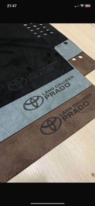 Алькантара накидка на панель авто