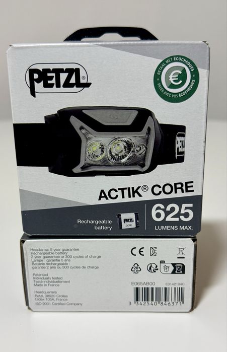 Lanterna frontala Petzl Actik Core  625 lm drumetii trekking pescuit vanatoare hiking