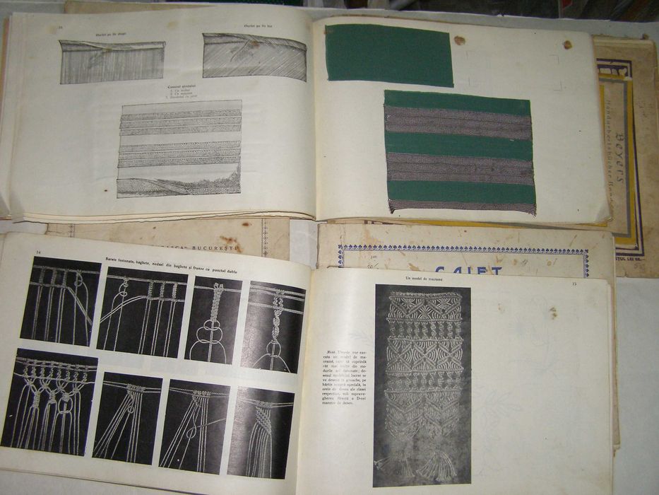 Caiete de cusaturi cu  modele si exemple