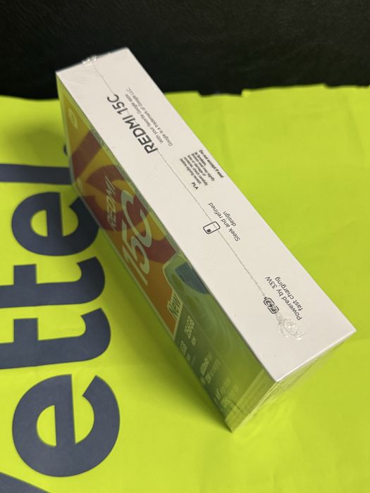 ЗАПЕЧАТАН 256GB Xiaomi Redmi 15C Yettel Гаранция 2028г. Blue