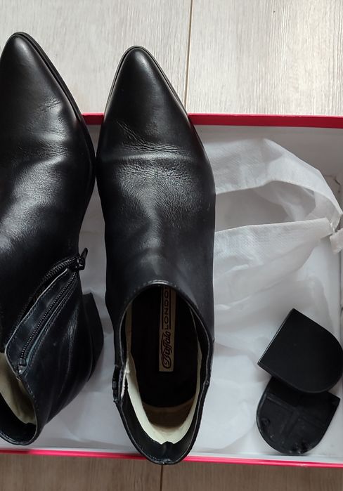 Ботуши естествена кожа, размер 36