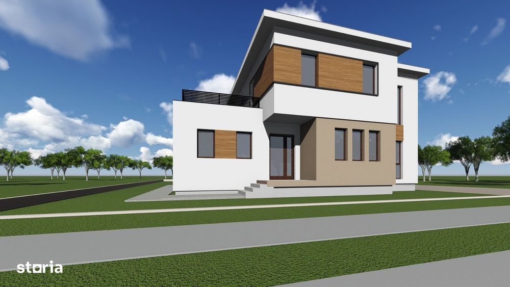 Casă modernă Stil Mediteranean - Cartier rezidential