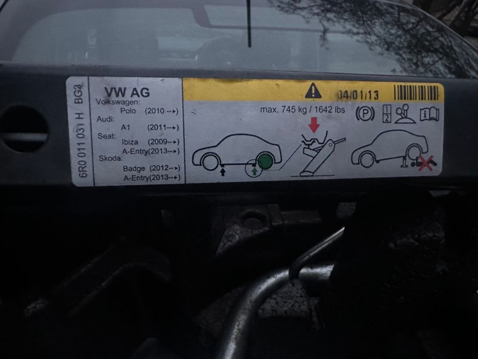 Set cric original Vw / Golf /Skoda