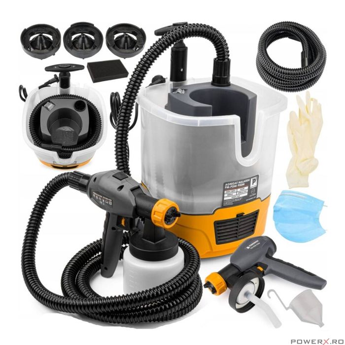 Pistol pentru vopsit electric, pulverizator, 950 W, Powermat