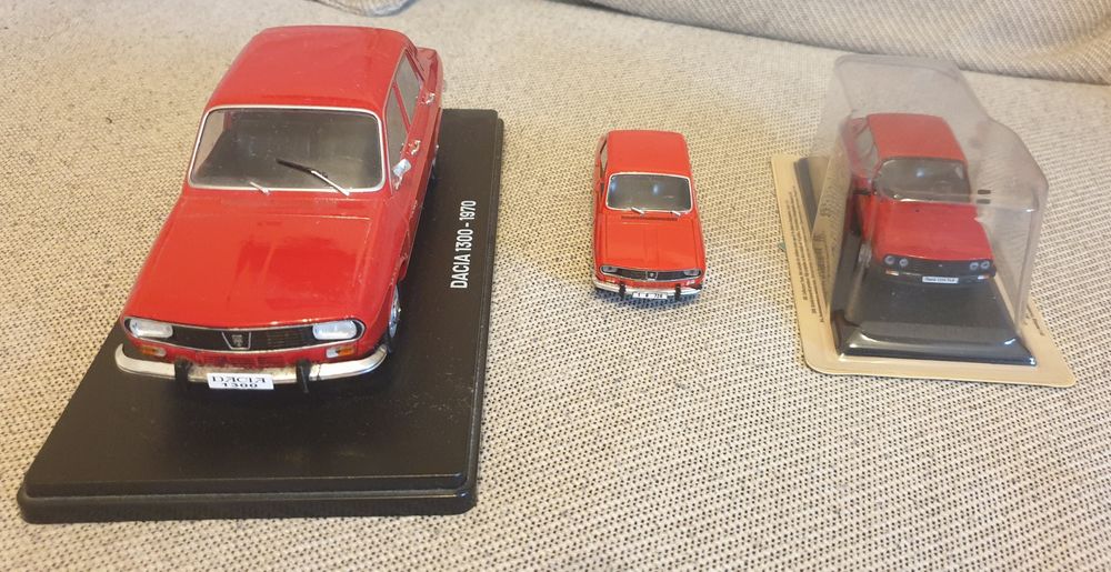 Dacia 1300 si Dacia 1310, machete metalice Deagostini