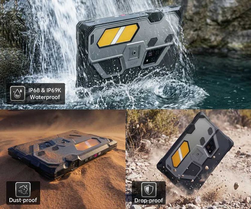 Unihertz 8849 TANK Pad Ultra - 10.95" 16GB+16GB/512GB, 260-lumen 1080P Projector, 23400mAh