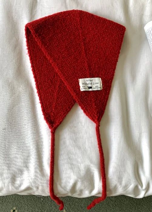 Вязаный капор