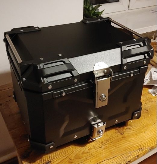 Нов алуминиев куфар за мотор топкейс топ каса 45л