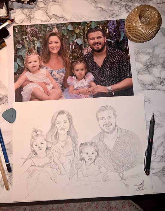 Portrete in Creion sau Culoare, Tablouri personalizate la comanda