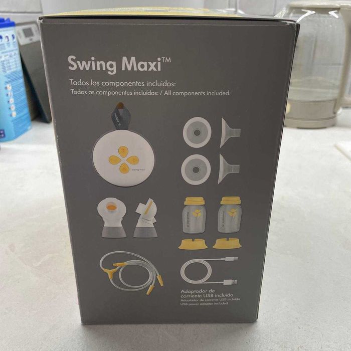 Medela Електрическа двойна двуфазна помпа за кърма Swing Maxi Flex