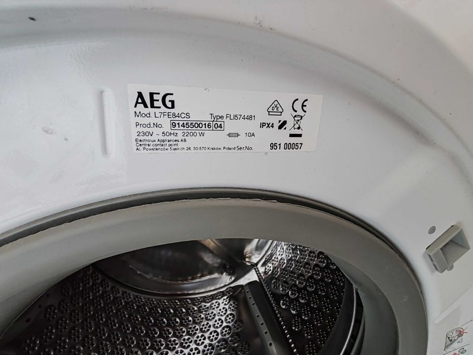 Пералня AEG 7000 Series Lavamat – Prosteam– 8 КГ