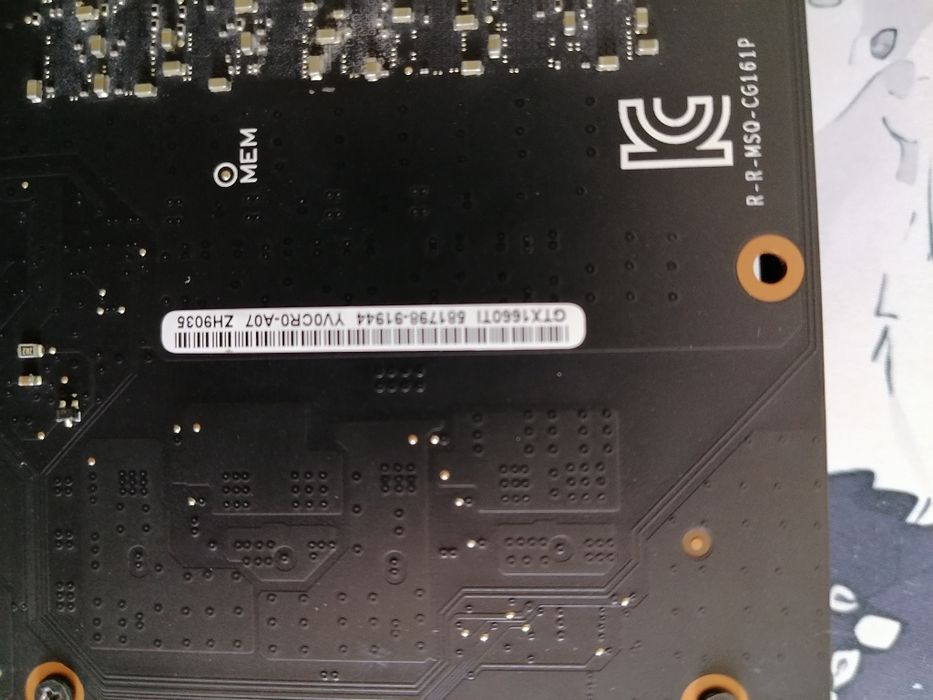 Видеокарта GTX 1660 Ti 6 gb