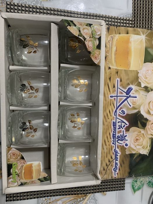 Бокалы стекло для воды и соков