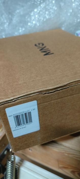 Sandale MANGO piele nat 39