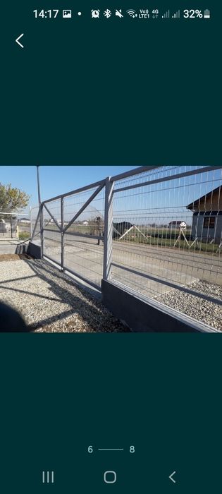 Garduri și împrejmuiri provizorii și definitive,plăci beton foișoare