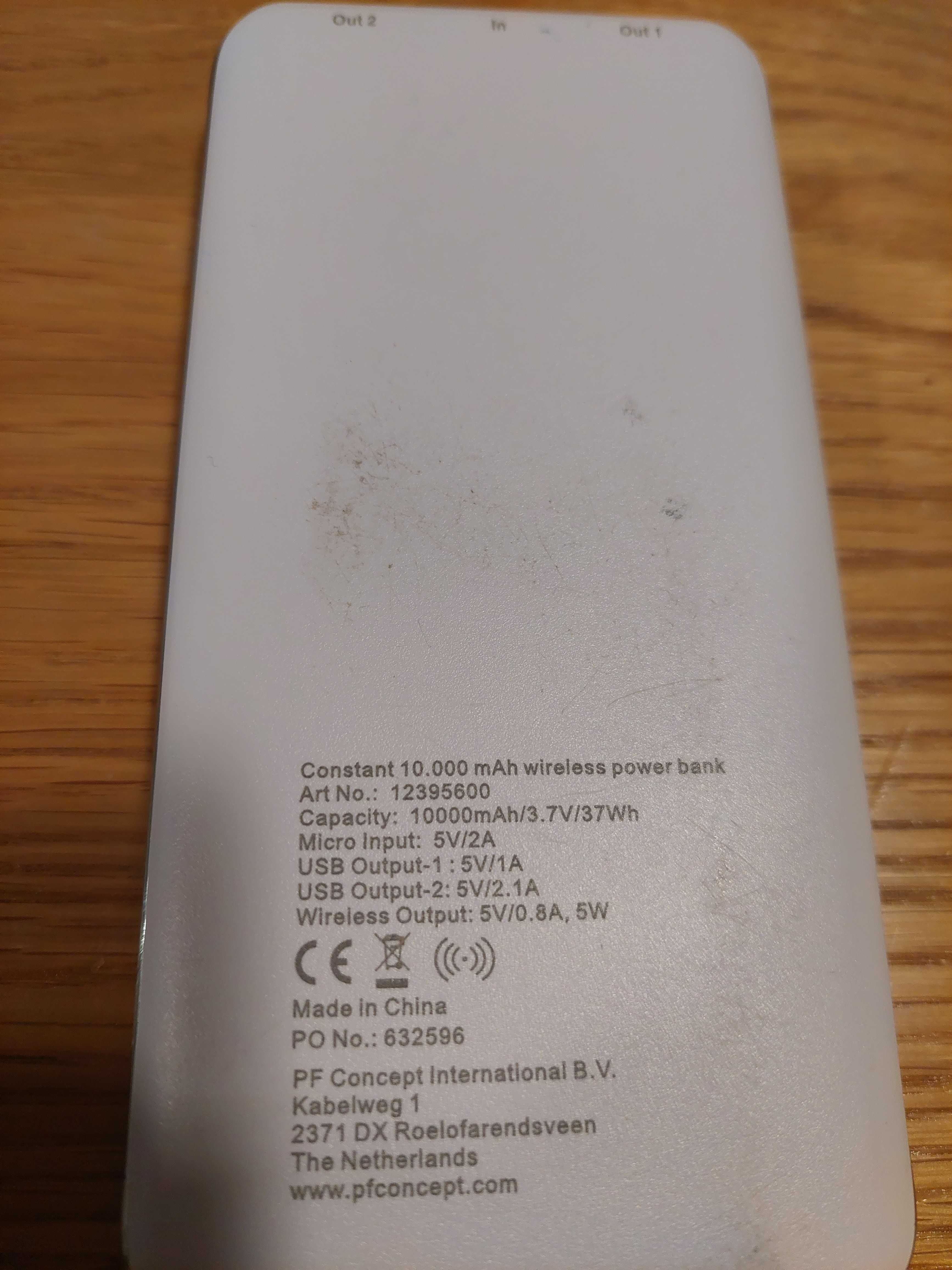 Външни батерии 10000 mAh (поддържа безжично зареждане) и 2000 mAh гр ...