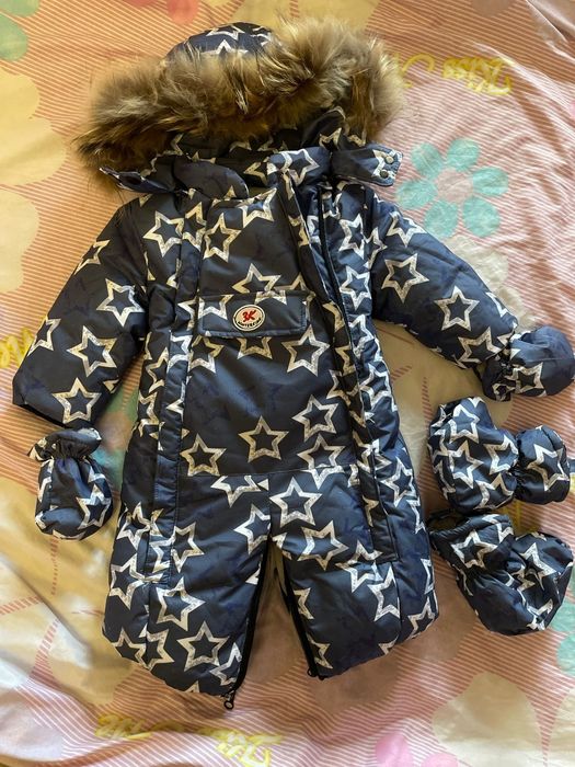 Зимние детские комбинезоны