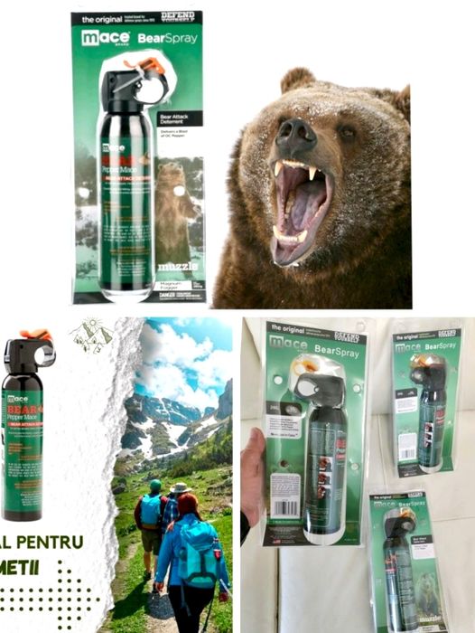 Spray Anti Urs / Spray Urs 260ml ( Camping Drumeție Protecție sigură)