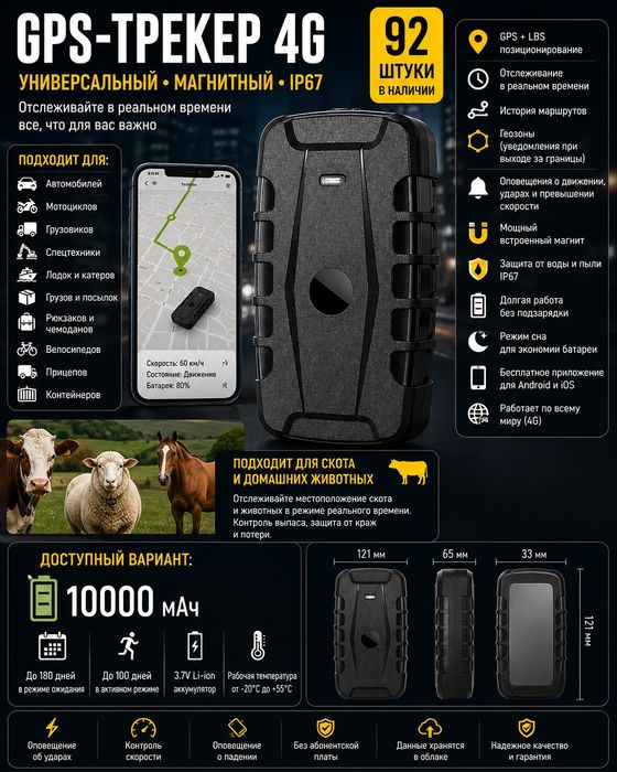 GPS-Трекер 4G gps