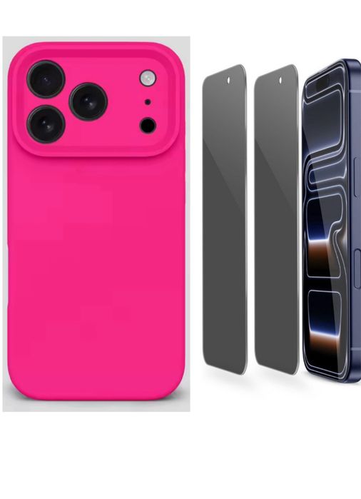 Iphone 17 17 AIR PRO MAX Husa Soft Touch + Folie Sticla Esd Privacy