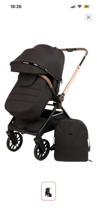 Коляска кидило черный D900