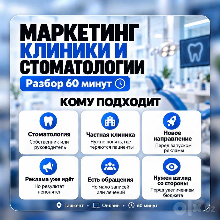Маркетинг клиники и стоматологии — разбор 60 минут