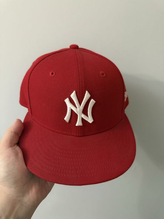 New Era кепка красная NY