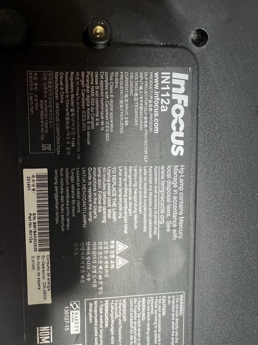 Проектор infocus in112a Hdmi/Vga