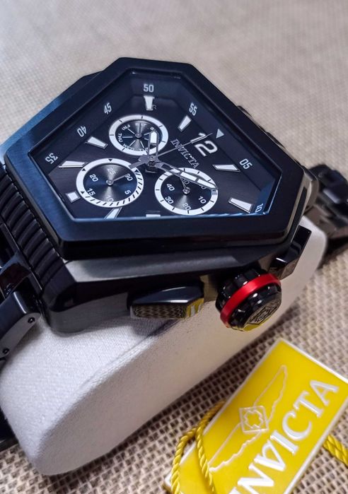 Ceas Invicta Speedway Chronograph Date Quartz Black Dial -Barbati