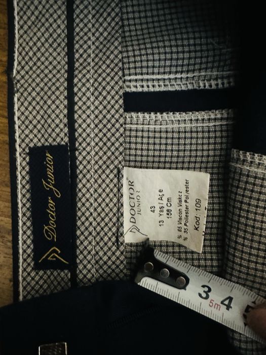 Брюки синие школьные