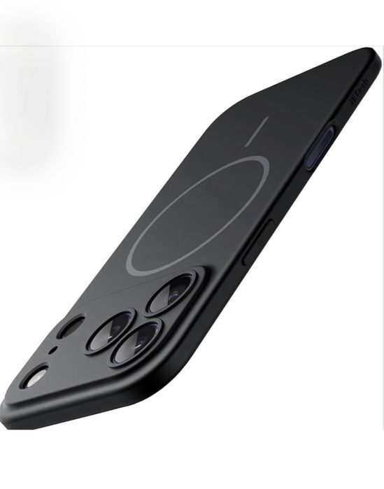 Iphone 16/17PRO/PLUS/MAX/AIR Husa Magsafe Tpu Neagra Full Camera Prote