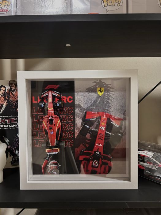 Уникални арт рамки с метални модели коли - 1:64 / 1:43 / 1:24