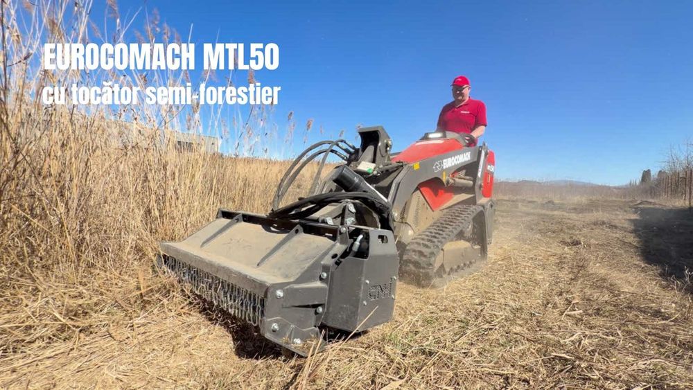 Mini încărcător pe șenile Eurocomach MTL50 (1.7t) - Motor Kubota, Nou