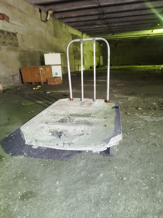 Тележка алюминиевая для перевозки мяса