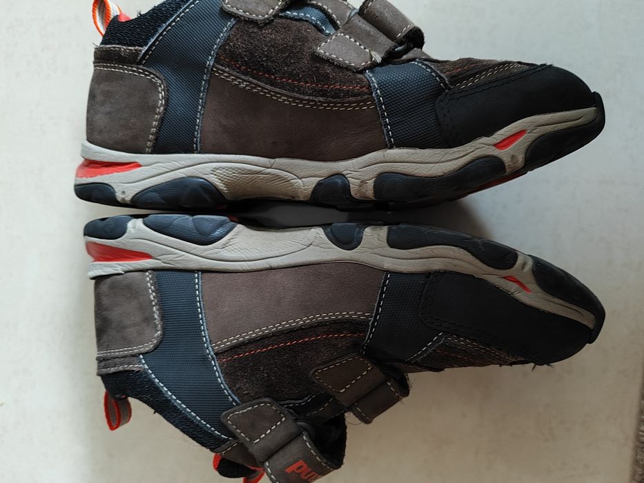 Детски кожени есенно-зимни обувки Timberland