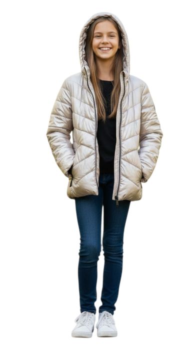 Geacă aurie C&A "Girls Rule" – mărimea 158*xs/xxs