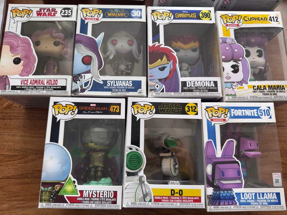 Funko pop и Amiibo фигурки, оригинални