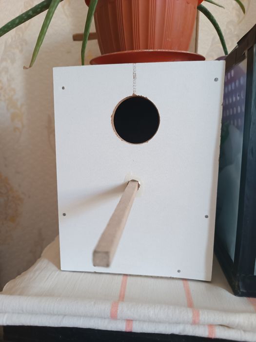 Для попугайчиков домик  1 шт 25 тысячи сум